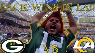 PACKERS vs RAMS REACTIONREVIEW IN SoFi Stadium [upl. by Ydwor]