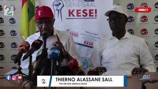 🔴DIRECT CONFERENCE DE PRESSE DE THIERNO ALASSANE SALL TETE DE LA COALITION SENEGAL KESE [upl. by Raymund]