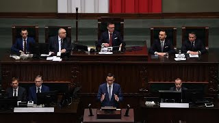 Sejm nie udzielił wotum zaufania rządowi premiera Mateusza Morawieckiego Zobacz głosowanie [upl. by Croft]