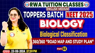 NEET UG 2025  NEET Biology Biological Classification Part02 By Vandana Mam [upl. by Hoffarth332]