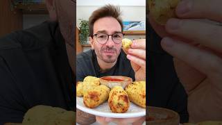 CROQUETE SAUDÁVEL com apenas 3 ingredientes  molho secreto receitas receita [upl. by Sibelle]