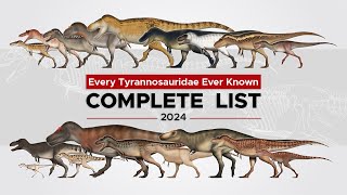 Every Tyrannosaurid explained [upl. by Airbmat297]