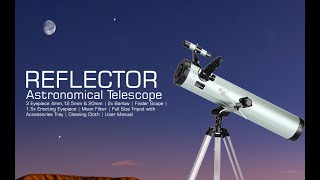 F76700  3quot Newtonian Telescope  Assemble [upl. by Filberte523]