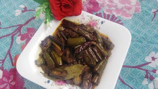 Brinjal achar  Brinjal Achar Recipe  Achari Begun Recipe by Muktas kitchen [upl. by Sirhc]