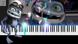 Crazy Frog  Axel F Piano Tutorial  piano by Azizli [upl. by Ahsiuqet797]