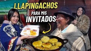 RICOS LLAPINGACHOS para mis AMIGUITOS de la grabación  Doña Empera [upl. by Arnaldo]