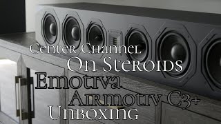 Never Miss A Single Dialog EVER AGAIN • Emotiva Airmotiv C3 Center Channel Speaker • Unboxing • [upl. by Mosera]