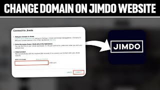 How To Change Domain On Your Jimdo Website For Free 2024 Full Tutorial [upl. by Barbaresi]