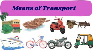 Means of Transportlearn transport nameskidsCaZa [upl. by Ennayram]