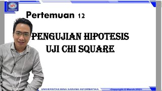 P12 Statistika Probabilitas  Pengujian Hipotesis Uji Chi Square [upl. by Yatnuahs]