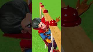 Scary Teacher 3D vs Squid Game Become Superhero Rope Climbing save Baby 5 Time Challenge MissT Win [upl. by Oliric]