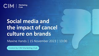 Social media amp the impact of cancel culture on brands [upl. by Ahsemal]