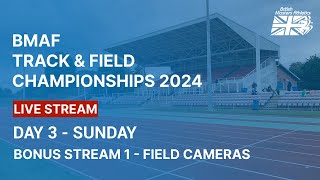 British Masters Athletics Track amp Field Championships 2024  Sunday  Bonus Stream 1  Field Events [upl. by Ennazus]