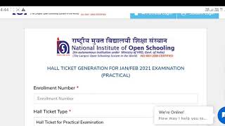 NIOS Admit Card Kaise Download Kre NIOS Admit Card Download 2021  NIOS 2021 [upl. by Eastman]