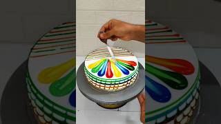 Best Multi Colour Cake Bakery Style Cake cake shorts video youtube trending viralvideo [upl. by Esylle]