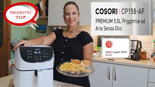 UNBOXING E RECENSIONE DELLA FRIGGITRICE AD ARIA COSORI FP158AF cosori cosoriairfryer [upl. by Adlen447]