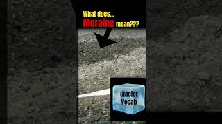 What is a Moraine What does Moraine mean Moraine Pronunciation moraine whatdoesitmean glacier [upl. by Mushro]