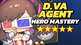 「Hero Mastery」 DVA AGENT HIGH SCORE 5 STARS Overwatch 2 Guide [upl. by Naelopan409]