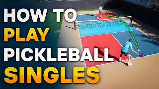 Pickleball SINGLES Rules Breakdown [upl. by Inittirb846]