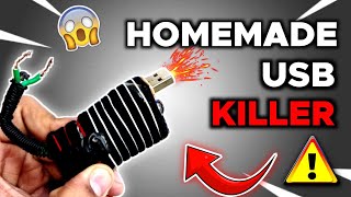 How to Make Usb Killer  Homemade Usb Killer  USB Killer Explained  How it works  CodeGrills [upl. by Yttocs]