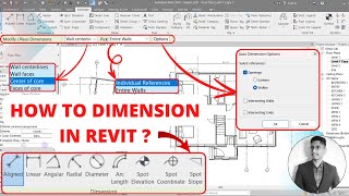 How to Dimension in Revit Tutorial [upl. by Mouldon121]