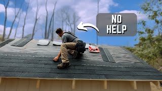 How to Install Shingles on a Shed by Yourself [upl. by Cassie]