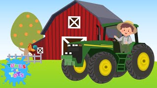 Kids Song  Tractor Time  Nursery Rhymes [upl. by Akital721]