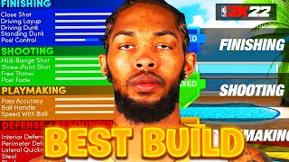 BEST REBOUNDING GUARD BUILD IN NBA 2K22 CURRENT GEN BEST BUILD IN 2K22 [upl. by Enuj]