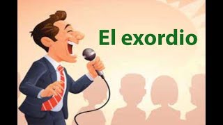 Ejemplos de exordio [upl. by Vijar]