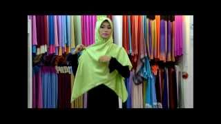 Tutorial Tudung Bidang 60 Salwa Satin Sakeenah Inspirasihana [upl. by Hartzell]