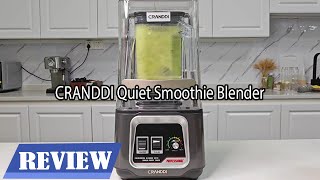 CRANDDI Quiet Smoothie Blender K80 Review  Watch Before You Buy [upl. by Doowrehs201]