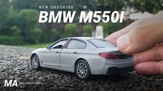 Unboxing New BMW M550i 136 Scale  Diecast Model Car  Modified Sedan [upl. by Ade623]