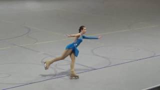 Andressa Pisni  Campeonato Brasileiro de Patinação Artística 2017 [upl. by Cami608]