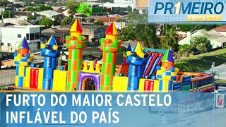 Empresário cai em golpe e perde castelo inflável gigante em transporte  Primeiro Impacto 221124 [upl. by Enirehtacyram]