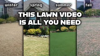 A Beginners Yearly Lawn Care Guide to Improving or Maintaining a Beautiful Green Bermudagrass Lawn [upl. by Jeana]