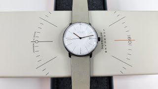 Junghans Max Bill Edition 60  Unboxing and First impressions [upl. by Nohsal]