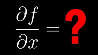 Partial Derivatives in 43 Seconds [upl. by Ching]