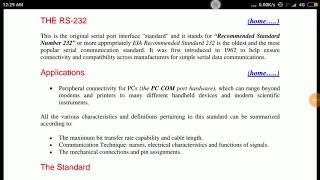 RS 232 Serial communication  RS 232 interface in hindi  RS 232 standard introduction in HINDI [upl. by Ielhsa]