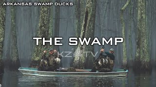 Arkanas Duck Hunting Foggy Morning Swamp Ducks K Zone TV quotThe Swampquot [upl. by Florette321]