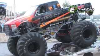 TMB TV Monster Trucks Unlimited quotMomentquot Electric Bigfoot Car Crush [upl. by Ihtraa]