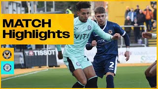 Match Highlights  Newport County v Stockport County [upl. by Anawd]