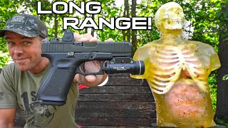 How Effective is a Pistol at 100 Yards vs TORSO [upl. by Hazel591]