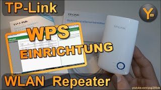 Schnelleinrichtung per WPS TPLink TLWA850RE  WLAN WiFi Repeater  80211n  300Mbit [upl. by Potts813]