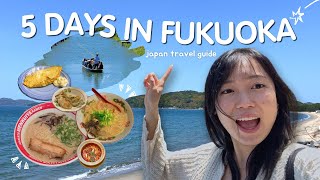 5 DAYS IN FUKUOKA JAPAN  Yatai hopping Yanagawa and Itoshima [upl. by Sadinoel]