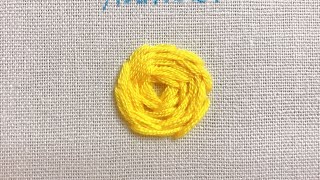 Rambler StitchRambler Rose Stitch漫步者刺绣Embroidery Tutorials for Beginners [upl. by Atena]