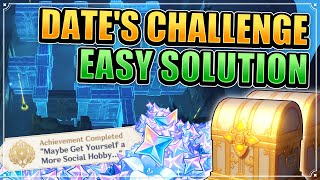 Dates Challenge Puzzle EASY SOLUTION Genshin Impact Enkanomiya Secret Achievement [upl. by Akamahs937]