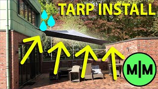 Low Incline Patio Tarp Waterproof and Sunproof [upl. by Herbie]