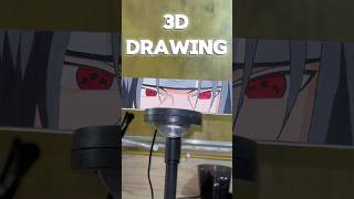 I Spent 100 Hours 3D Drawing Itachi Uchiha [upl. by Ailadi323]