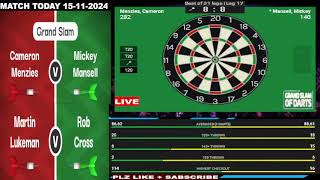 Grand Slam Of Darts QF Day 7  PDC Darts  2024 Mr Vegas Grand Slam Watch Along [upl. by Vivie]