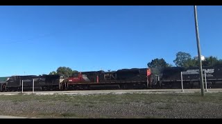 Railfanning In Elkhart Indiana 9424 [upl. by Binah5]